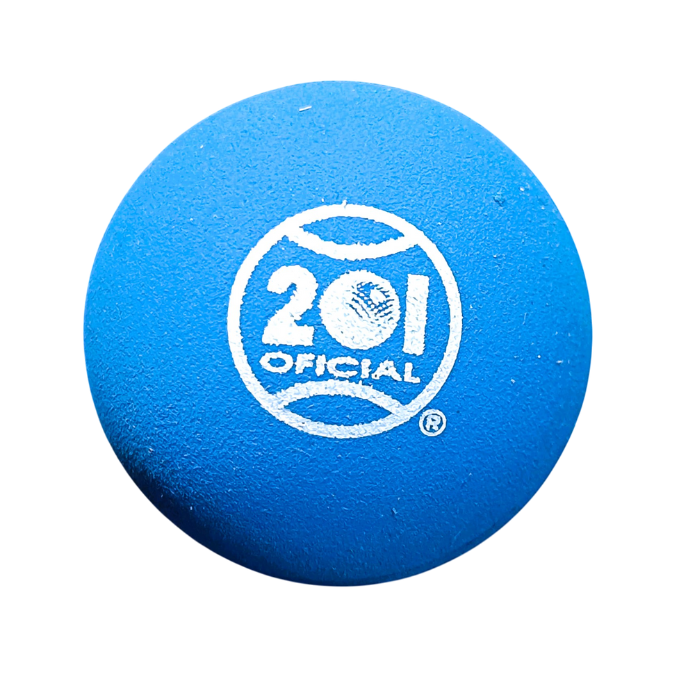 Pelota de Squash Blanda Lenta Azul 201