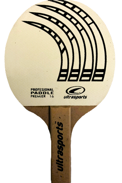 Raqueta de Ping Pong de Madera (Par)