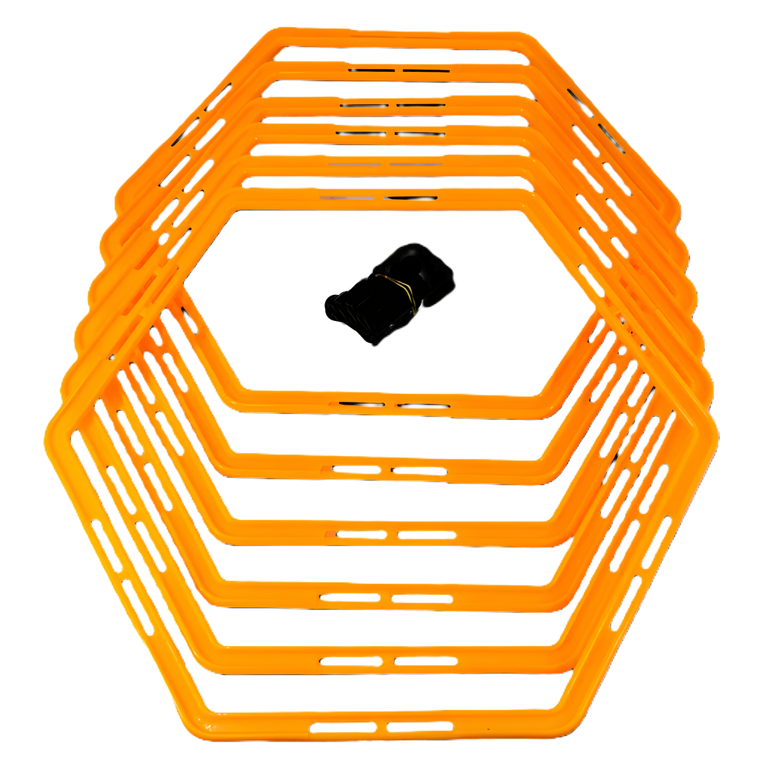 Set de Aros de Agilidad con 6 Piezas Plastico